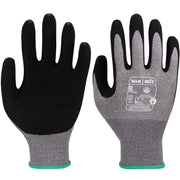 Feinstrickhandschuh EFL 910 NIT grau/schwarz Gr. 10 SEIZ