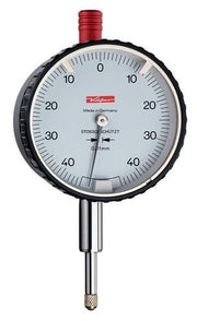 Sicherheitsmessuhr DIN 878 SI-45 0,4mm Abl.0,01mm m.Stoßschutz m.Kal.KÄFER