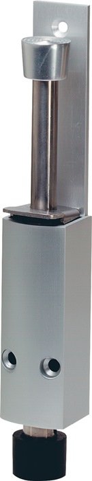 Türfeststeller 1224.02 Alu.silberf.lack.Hubh.90mm Türmontage KWS