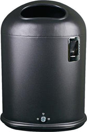 Abfallbehälter H590xB425xT330mm 45l anthrazit-eisenglimmerDB 703 m.Ascher RENNER