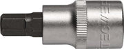 Steckschlüsseleinsatz 1/2 Zoll Innen-6-kant SW 9mm L.55mm TECWERK