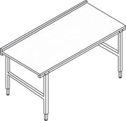 Rückwandbord B2000xH40xT40mm rubinrot f.Packtisch HÜDIG & ROCHOLZ