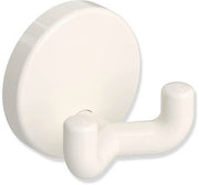 HEWI Haken doppelt Serie 801.90.020 d:40mm reinweiß