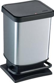 Foot pedal waste bin PASO 20l DxH457mm PP-RG Q1