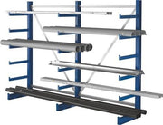 Kragarmregal H2000xB2700xT500mm 2 Felder eins.Trgf.3000 kg