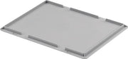 Auflagedeckel L400xBmm hellgrau PP für Behälter 400x300mm UNISTA