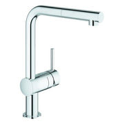 GROHE Spültisch EHM MINTA 32168 1/2 herausz.Mousseurauslauf chrom