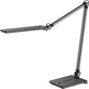 Schreibtischleuchte Wave grau metallic H.max.760mm Standfuß m.LED HANSA