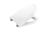WC seat m. D. Type S006389 for Starck 3 round soft close stainless steel removable white