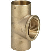 VIEGA T-Stück 94130G 18mm x 1/2 IG x 18mm Rotguss