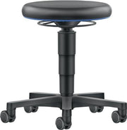 Drehhocker Rollen Supertec schwarz Sitzhöhenverstellung 450-650mm BIMOS