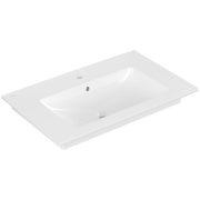 V&B Schrank-WT Venticello 800x500mm 3-L Arm mittl Hl. durchg m.Ül. eckig weiß
