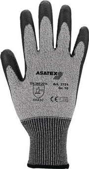 Schnittschutzhandschuhe Gr.10 graumeliert/schwarz EN 388 PSA II 10 PA ASATEX
