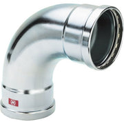 VIEGA Bogen 90 Grad PRESTABO 1116XL 76,1mm Stahl verzinkt