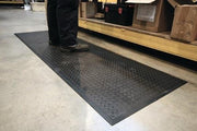 Arbeitsplatzbodenbelag Mittelstück L800xB700mm schwarz NBR-Gummi COMFORT-LOK