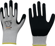 Gloves LeikaFlex® Touch 1464 size 10 grey/black EN 388 PPE II 12