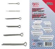 Splinte-Sortiment, 555-tlg.