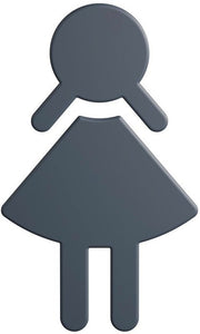 Symbol Frau 801.91B020 PA Farb-Nr.92 B.87mm H.150mm S.3mm HEWI