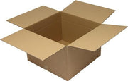 Faltkarton 2.50 Wellpappe L600xB600xH400mm zweiwellig braun
