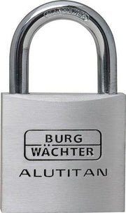 Zylindervorhangschloss Schlosskörper-B.20mm Alu versch.-schl.BURG-WÄCHTER
