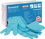 Einw.-Handsch.Dermatril 740 Gr.10 blau Nitril 100 St./Box