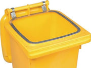 Holder f. Large refuse bin 120l sheet steel galv. VAR