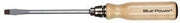Blue Power Schraubendreher, Holzheft, Schlitz, 6-Kant-Ansatz 9,0x150mm
