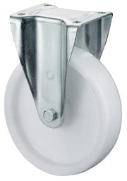 Schwerlast-Bockrolle D.200mm Trgf.600kg Ku.Platte L138xB110mm BS ROLLEN