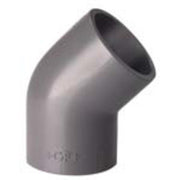 GF PVC Winkel 45 Grad, 16mm, PN16 # 721150105
