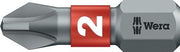 Bit 851/1 BTZ 1/4 inch PH 2 L.25mm BiTorsion, tough. WERA