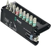Edelstahlbitsortiment BC 10 Stainless 1 10-tlg.PH/PZD/T/Schnellw.Halter WERA