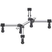 SANIBEL Duschwannenfuß DWF-6 STANDARD A15 bis 1200x1200mm Höhe 105-150mm