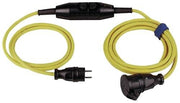 Schutzkontaktverlängerung 16 A 230 V 4,5m H07RN-F 3x1,5 mm² gelb