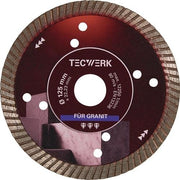 Diamanttrennscheibe Univ.GRANIT PRO D.350mm Bohr.25,4mm Seg.-H.10mm TECWERK