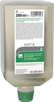 Whole-body cleansing lotion GREVEN® SOFT K 2l Vario bottle