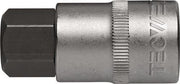 Steckschlüsseleinsatz 1/2 Zoll Innen-6-kant SW 19mm L.55mm TECWERK