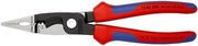 Elektroinstallationszange L.200mm pol.Mehrkomp.-Hülle o.Öffnungsf.KNIPEX