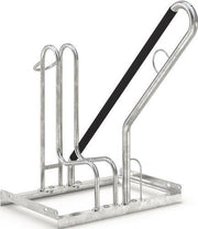 Fahrradbügelparker 4801 XXBF Low 1-seitig tief 90° verz. Anzahl Radstände 1 WSM