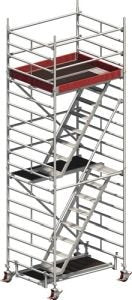 Fahrgerüst Uni Komfort P2 Arbeits-B1500xL1800mm Alu.Gerüsthöhe 5430mm 2 kN/m²