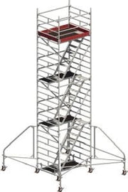 Fahrgerüst Uni Komfort P2 Arbeits-B1500xL1800mm Alu.Gerüsthöhe 7430mm 2 kN/m²