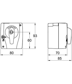 COMFORT Stellmotor für 3-Wege-Mischer 230 VAC