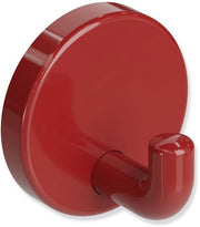 Einzelhaken 801.90.010 einfach A.30mm PA rubinrot 33 D.40mm HEWI