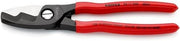 Kabelschere L.200mm Ku.-Überzug KNIPEX