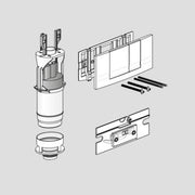 Friatec WC-Modernisierungsset mit Betätigungsplatte F102, weiß