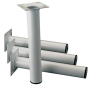 Möbelfuß weißalu.30mm H.500mm Platte ALFER ALUMINIUM