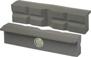 Schraubstockschutzbacke f.Backen-B.140mm m.Prismen PU BROCKHAUS