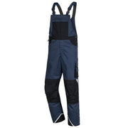Latzhose Motion Tex Plus, marineblau/schwarz, 65%/35% PL/BW, Gr. 52