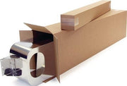 Faltkarton Wellpappe L108xB108xH430mm einwellig braun
