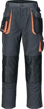 Herrenhose Gr.54 dunkelgrau/schwarz/orange TERRATREND
