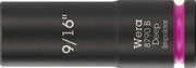 Steckschlüsseleinsatz 8790 B Impaktor Deep 3/8Zoll 9/16Zoll Länge 63 mm WERA